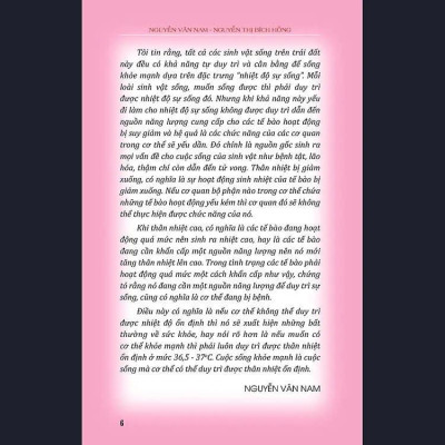 Sách - Thân Nhiệt Quyết Định Sinh Lão Bệnh Tử - Nguyễn Văn Nam & Nguyễn Thị Bích Hồng - VIETNAMBOOK