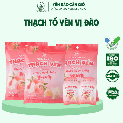 Yến Đảo - Thạch Tổ Yến Vị Đào Hương Vị Trái Cây Tươi Ngon, Dinh Dưỡng Cho Cả Gia Đình