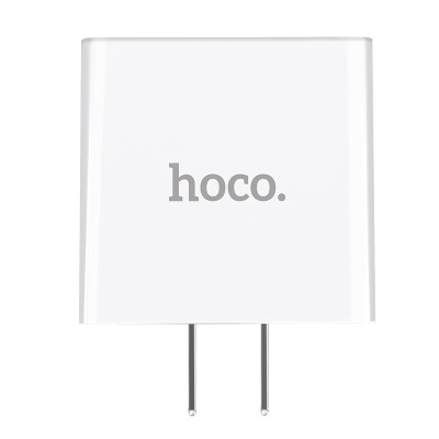 Cốc sạc 3 cổng Hoco C15 3A dành cho IPHONE/IPAD hỗ trợ sạc nhanh- màn hình LCD hiển thị điện áp (trắng) - Hàng Chính Hãng