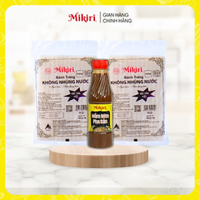 Combo lựa chọn - Đặc sản Bánh tráng cuốn MIKIRI kèm gia vị mắm nêm ( 2 bánh tráng Mikiri + 1 mắm nêm pha sẵn)