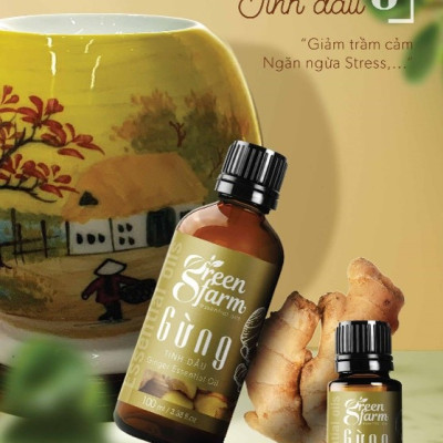Tinh dầu  gừng Greenfarm 50ml