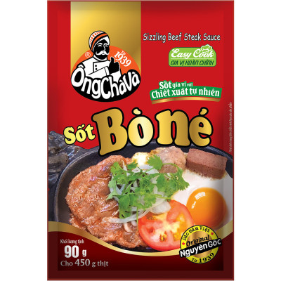 Combo 5 Gói Sốt Bò Né Ông Chà Và 90g (Sizzling Beef Steak Sauce)