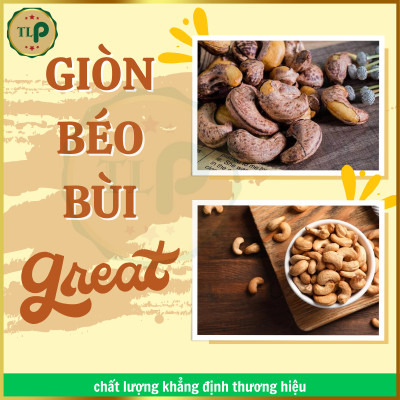 HẠT ĐIỀU RANG MUỐI TÂN LỘC PHÁT - HỘP 450G