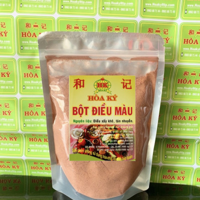 Bột điều màu 200gr Hòa Ký Làm gia vị dầu điều màu