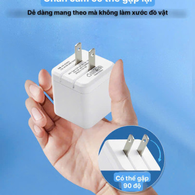 Củ sạc xuất Nhật GaN 30W KFLY ( JHX-AC2052) đạt chứng nhận PSE tiêu chuẩn Nhật Bản, được dùng thử 30 ngày, bảo hành hàng chính hãng 12 tháng