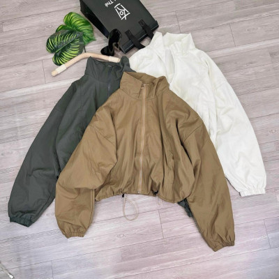 Áo khoát nữ hàn quốc dù trượt nước 2 lớp hàng bao chất cực chuẩn-A2093