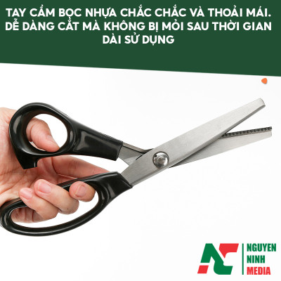 Kéo răng cưa 3mm - 18mm, Kéo cắt viền, Kéo cắt hàng làm thủ công cao cấp (bầu tròn và răng nhọn) - VSP Cao cấp