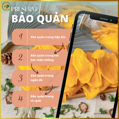 XOÀI SẤY DẺO HƯƠNG VỊ TỰ NHIÊN TỐT CHO SỨC KHỎE HIỆU TÂN LỘC PHÁT