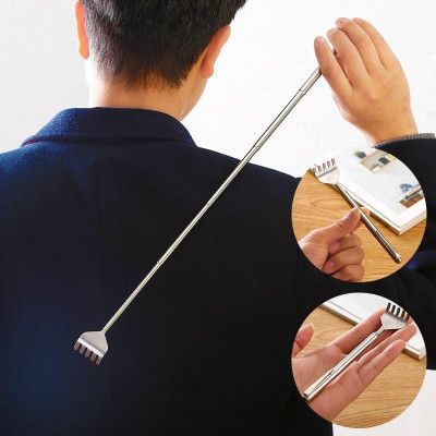 Cây Gãi Lưng INOX Kéo Dài Rút Gọn 53cm - Tay Gãi Siêu Đỉnh - Cây gãi ngứa loại tốt hàng có sẵn giao nhanh