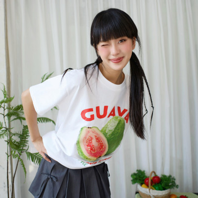 Áo thun trái cây áo quả ổi chất vải cotton thoáng mát Guava Miều Est.2013