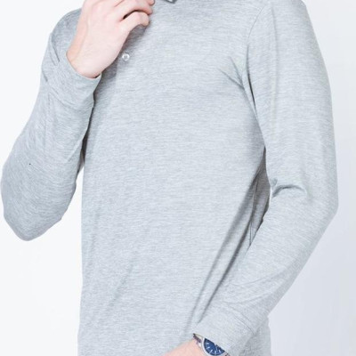 Áo Thun Dài Tay Nam Màu Xám ALIGRO ALGAPD002