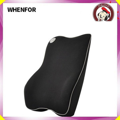 Gối tựa lưng xe hơi, ô tô cao cấp chất liệu 100% cao su non - 2 màu: Đen và Ghi - Mã: B01