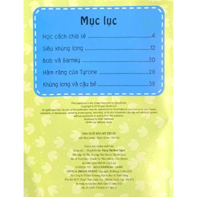 5 Phút Đọc Truyện Cùng Con Yêu - Câu Chuyện Về Những Chú Khủng Long - Những Câu Chuyện Đầy Lí Thú Cùng Các Bài Học Quý Giá