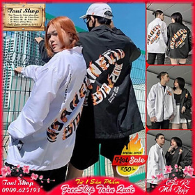 ÁO KHOÁC DÙ FIRE (M1380 - Chữ Lửa)