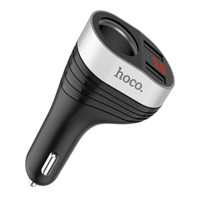 Bộ chia tẩu sạc ô tô, xe hơi nhãn hiệu Hoco Z29 -HÀNG CHÍNH HÃNG 