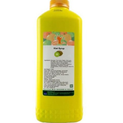 Siro Kiwi Maulin (Mau Lin Kiwi Syrup) Chai 2.5 Kg - Nguyên liêu pha chế trà sữa hương thơm hảo hạng