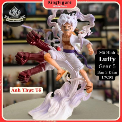 Mô Hình Luffy Gear 5 Bản 3 Đấm 17cm Mô hình One Piece Cao Cấp, Figure Mô Hình Anmie One Piece Luffy Vua Hải Tặc
