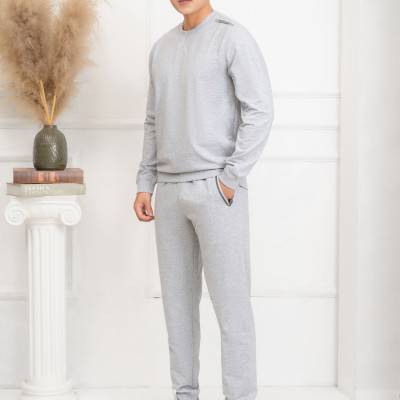 Bộ nỉ nam Aligro màu ghi xám BN7