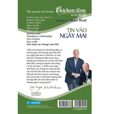 Sách Chicken Soup For The Soul: Tin Vào Ngày Mai (Song Ngữ) - First News