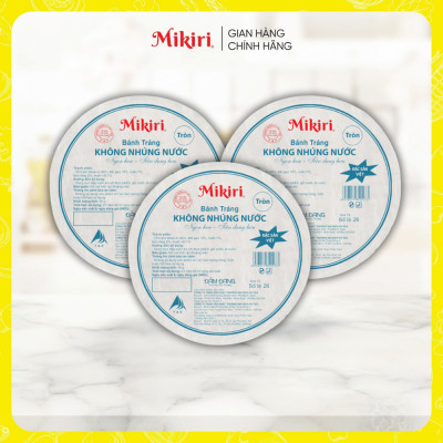 Bánh tráng tròn Mikiri không nhúng nước size lớn nhỏ - tiện lợi - ăn liền Combo lựa chọn