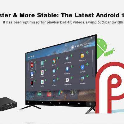 Android tivi box magicsee N5 max x4 Rom 64G Ram 4G bluetooth, Android 11, S905X4, wifi 2 băng tần, cài sẵn phim HD, truyền hình cáp miễn phí vĩnh viễn - Hàng nhập khẩu