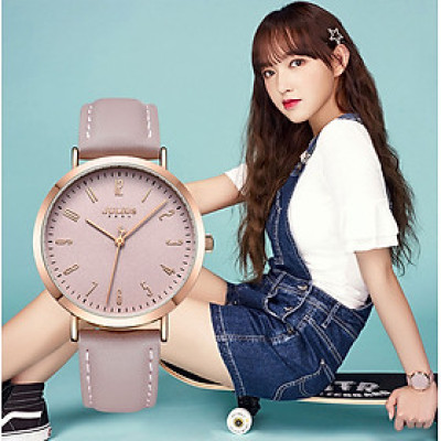 Đồng hồ Julius dây da Hàn Quốc JA-1017
