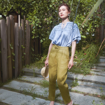 Quần Baggy Linen Thanh Tài PAN071 thời trang thiết kế Hity