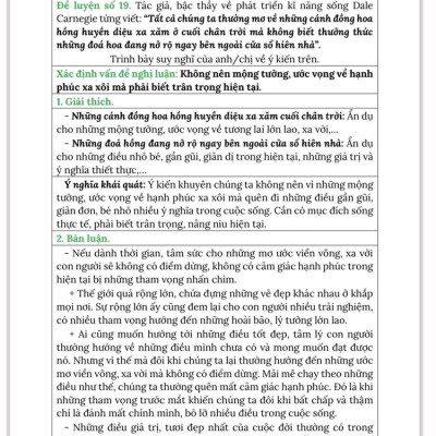 Sách - Luyện xử lý đề Bài văn nghị luận xã hội - Tập 1 (Cô Trần Thùy Dương)