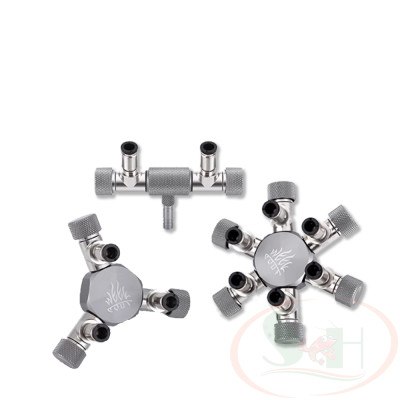 Van chia co2 Week Aqua Splitter 2 / 3 / 6 đầu van co2 bể thủy sinh cá tép cảnh
