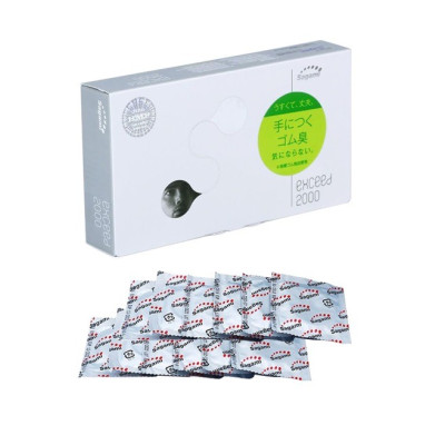 Bao Cao Su Sagami Exceed 2000 - Thiết Kế 3D - Hai Lần Thắt - 12s - Che Tên Sản Phẩm