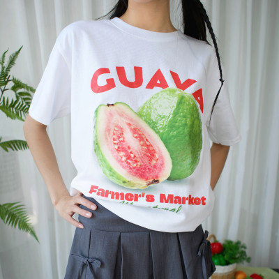 Áo thun trái cây áo quả ổi chất vải cotton thoáng mát Guava Miều Est.2013