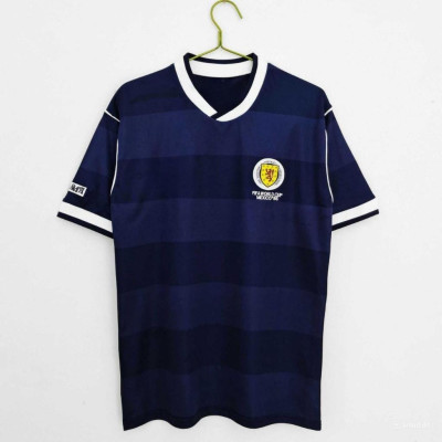 Áo Bóng Đá Retro Tuyển Scotland 1986 - Sân Nhà bản cao cấp vải Cotton Polyester