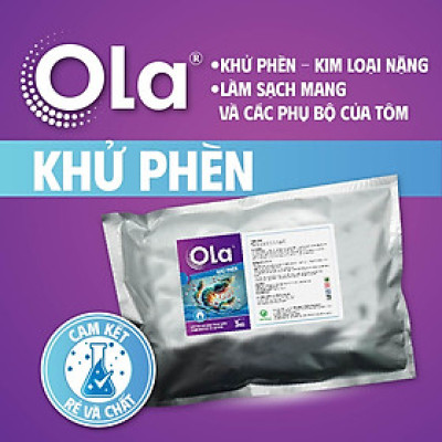 OLA KHỬ PHÈN: Khử kim loại nặng, khử phèn