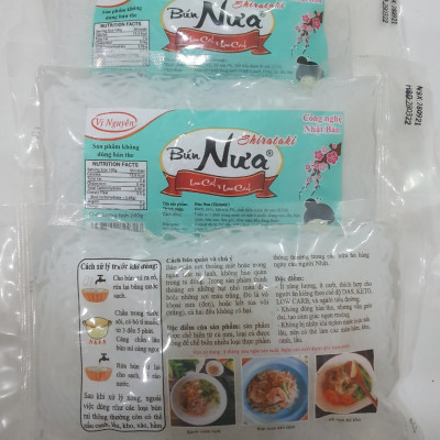 Combo 9 Gói Bún Nưa Vị Nguyên Das Keto 240g