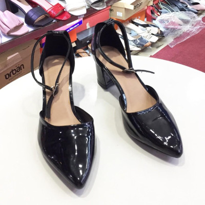 Giày cao gót công sở Hot trend 2021 da bóng 21137
