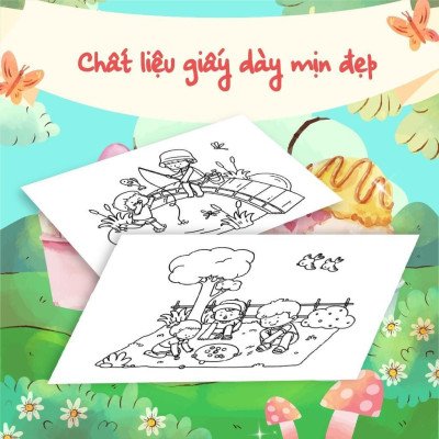 Sách Tô Màu - Xe Kem Ngọt Mùa Hè - Megabook