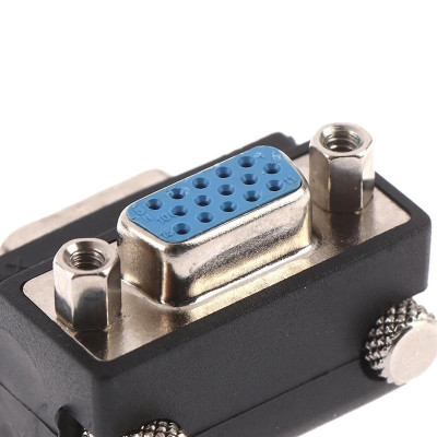 Đầu Nối Dài VGA Đực Sang Cái Bẻ Góc 90 Độ - Hàng Nhập Khẩu