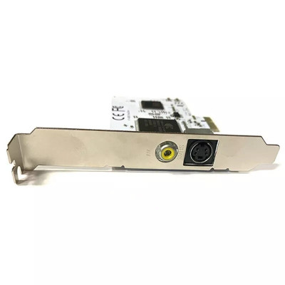 SOAIY Card Chuyển Đổi PCI-E PCI Express To SVHS AV S-Video (Trắng) - Hàng Nhập Khẩu