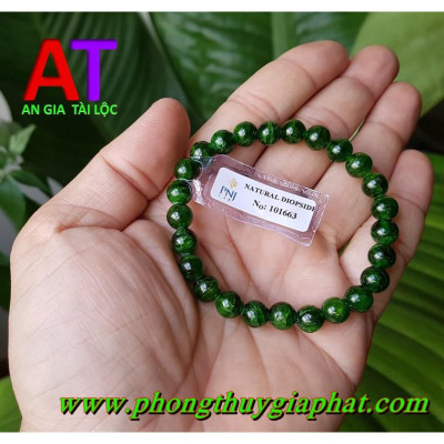 VÒNG ĐEO TAY ĐÁ DIOPSIDE