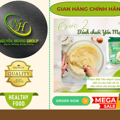 Bột yến mạch nguyên cám 500g Xuân An( Tặng Gói YM 180g)