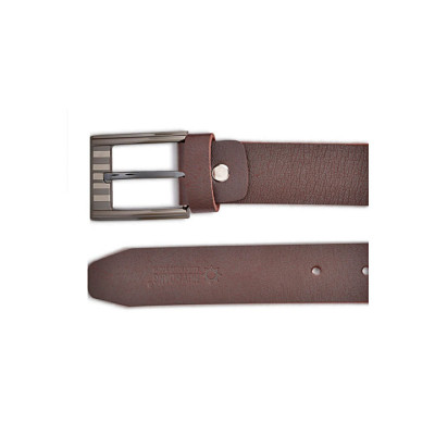 HJ4103 - Dây nịt nam Huy Hoàng 1 lớp 4P màu nâu