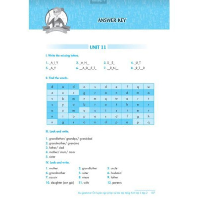 Sách - Ms Grammar Ôn Luyện Ngữ Pháp Và Bài Tập Tiếng Anh Lớp 3 - Tập 2 - Megabook