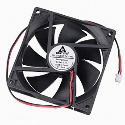 1 Pieces Gdstime DC 24V 2Pin 90mm 92mm x 25mm Brushless CPU Computer Case Cooling Fan 92x92x25mm Exhaust Heatsink Cooler 9225
