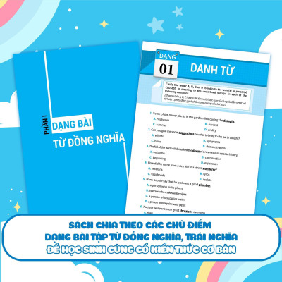 Sách - Bài Tập Từ Đồng Nghĩa, Trái Nghĩa Tiếng Anh - Ôn Thi Vào 10 Và 10 Chuyên - Megabook