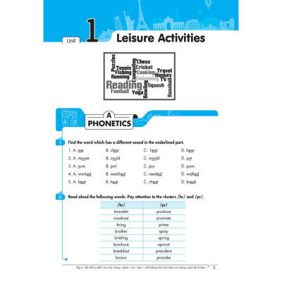Sách - Big 4 Bộ Đề Tự Kiểm Tra 4 Kỹ Năng Nghe - Nói - Đọc - Viết Cơ Bản Và Nâng Cao Tiếng Anh Lớp 8 - Tập 1 - Megabook