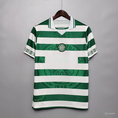 Áo Bóng Đá Retro Celtic 1998 - Sân Nhà bản cao cấp vải Cotton Polyester