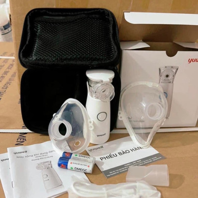 Máy Xông Mũi Họng Cầm Tay Nhỏ Gọn YUWELL M102 - Dùng Xông Khí Dung Hiệu Quả - Nhập Khẩu Chính Hãng - Bảo Hành 2 Năm