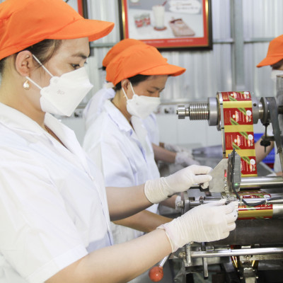 COMBO 3 hộp Dừa sáp sấy giòn cao cấp VICOSAP ít đường đồ ăn vặt healthy đặc sản Trà Vinh