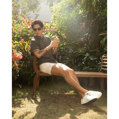 Áo Thun Cotton Xám Họa Tiết TC366-XIHT