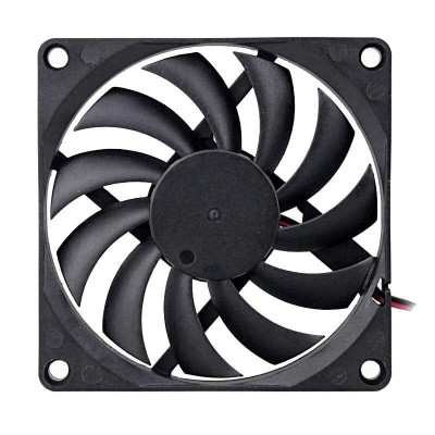 【 Ready stock 】1Pcs Gdstime DC 24V 80mm 80x80x10mm Dual Ball Computer Case Axial Brushless Cooling Fan 8cm 80mmx10mm PC CPU Radiator Cooler Fan